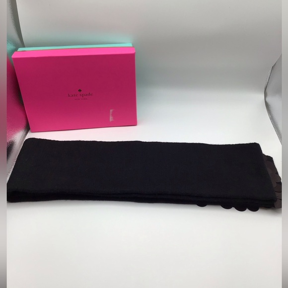 KATE SPADE OWL SCARF NWOT COLOR BLACK - Picture 7 of 9